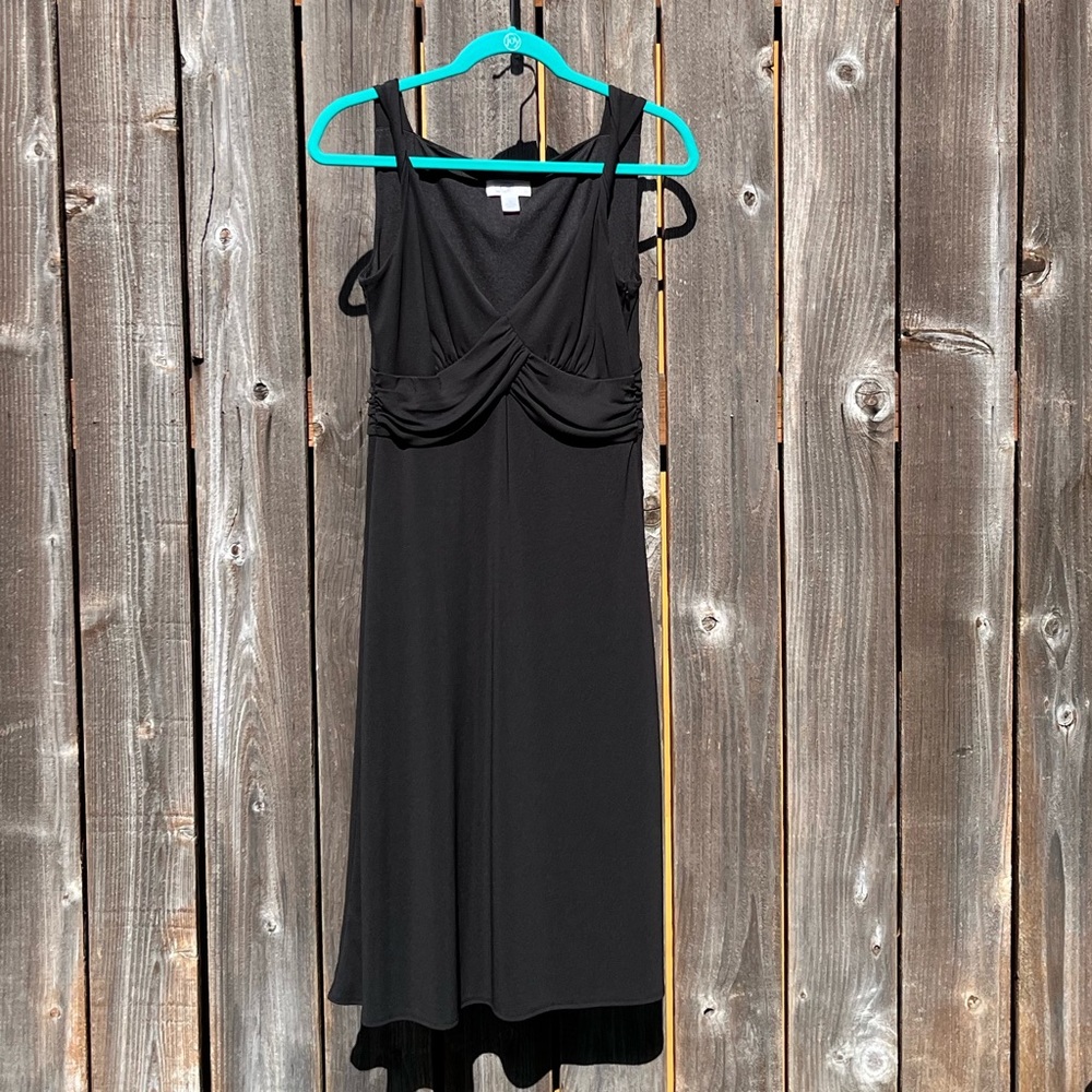 Loft black empire waist dress size 4